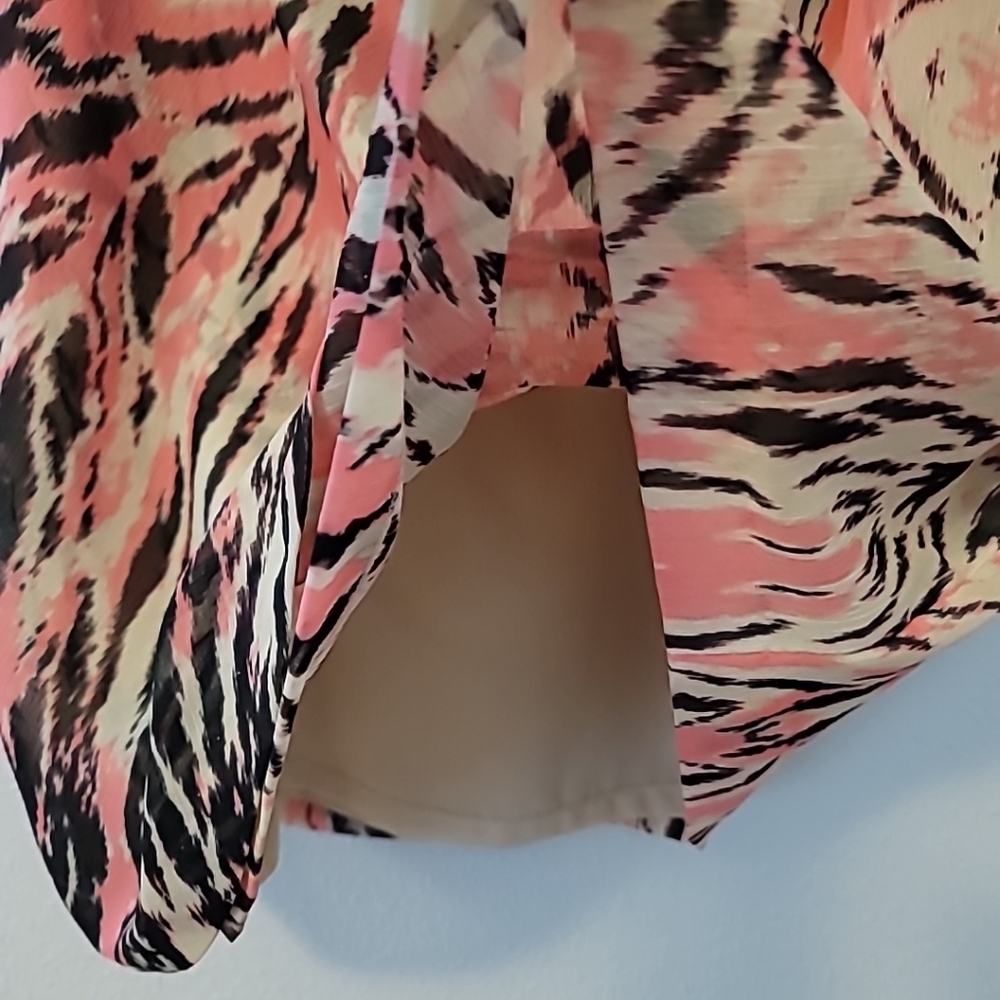 Evan Picone Animal Print Skirt 10P~30" W x 20" L Lined NWT - Picture 3 of 8